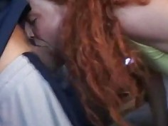 redhead in extreme bangvan anal DP