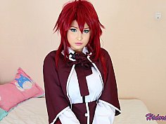 Spy on rias gremory then join her