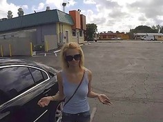 Lillis tight pussy got fucked behind a building